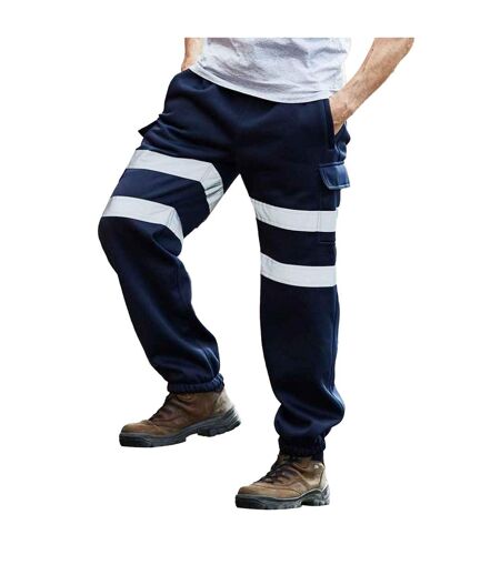 Pantalon De Sport Haute Visibilité Homme Bleu Marine Yoko
