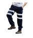 Pantalon De Sport Haute Visibilité Homme Bleu Marine Yoko-1