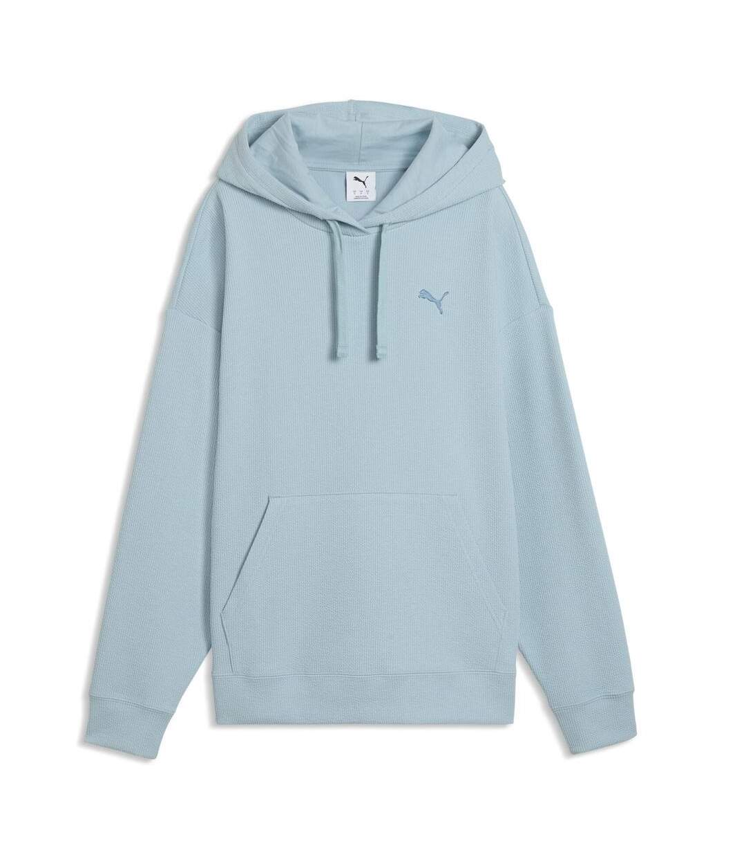 Sweat bleu clair homme puma elevated comfort-1