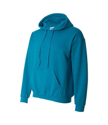 Sweat À Capuche Adulte Saphir Chiné Gildan