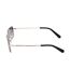 Unisex Adult Rectangular Sunglasses One Size Black Silver Guess-3