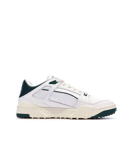 Baskets blanc/vert foncé puma slipstream