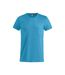 Mens Basic T-shirt Turquoise Clique-1