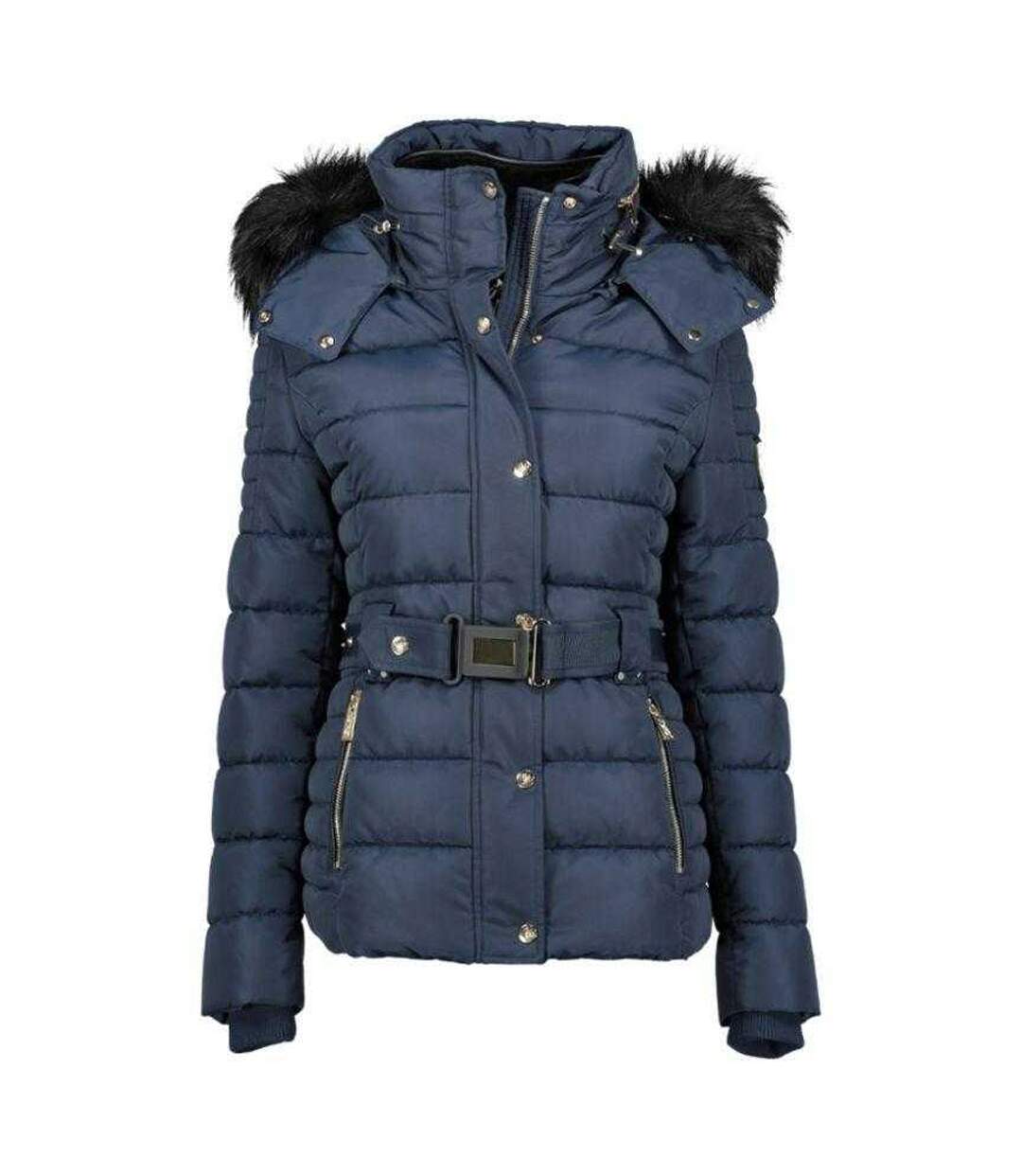 Doudoune Matelassée Blood Lady Femme Bleu Marine Foncé Geographical Norway-1