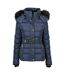 Doudoune Matelassée Blood Lady Femme Bleu Marine Foncé Geographical Norway-1