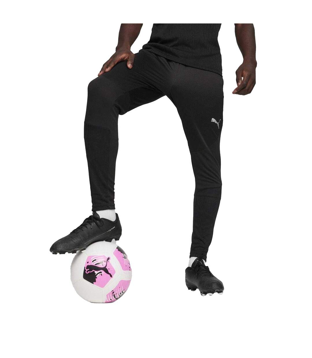 Mens Teamfinal Tailored Tracksuit Bottoms  Black Puma-1