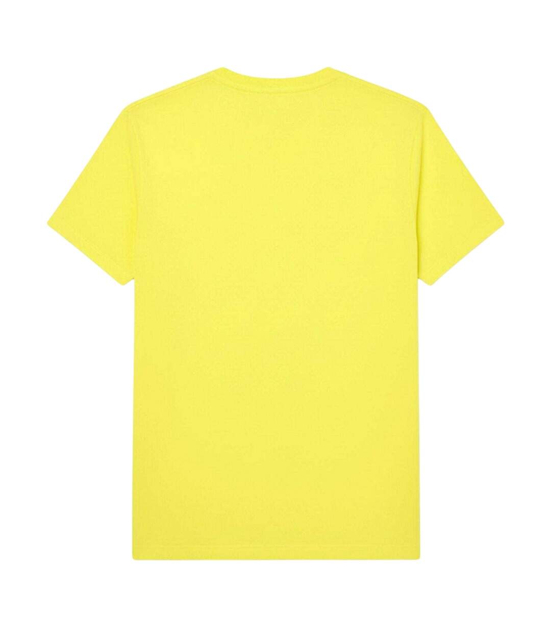 T-shirt Motif/style Brodé Homme Jaune Lacoste-3