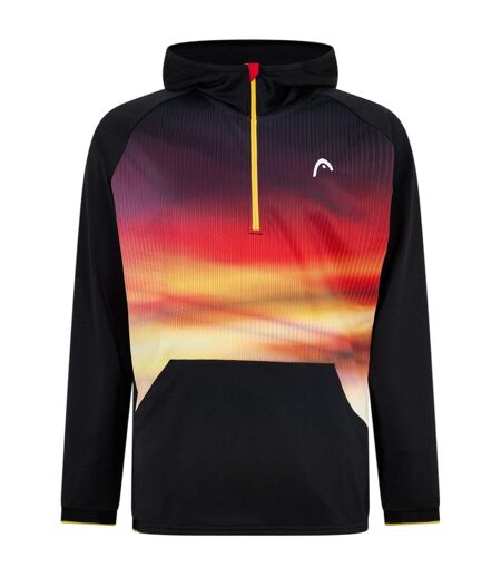 Mens Gradient Print Hoodie Multicoloured Head