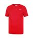 T-shirt Motif/style Logo 3d Homme Rouge Slazenger-3