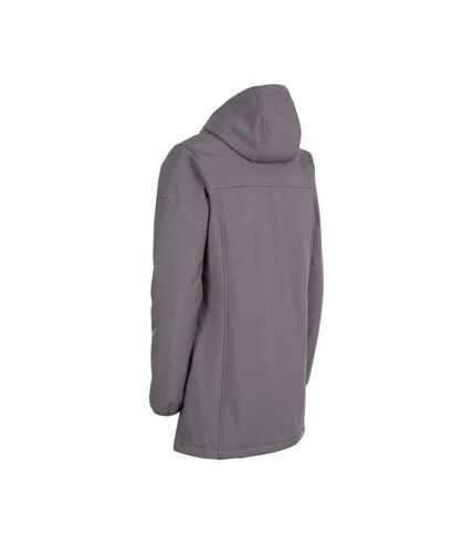 Trespass Womens/Ladies Kristen Longer Length Hooded Waterproof Jacket (Carbon)