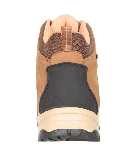Womens/ladies Hurricane Extreme Leather Isogrip Boots Brown Mountain Warehouse