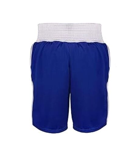 Short De Boxe Motif/style 3 Rayures Homme Bleu Adidas