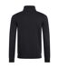 Mens Baxter Fine Knit Quarter Zip Jumper Navy Weird Fish-2