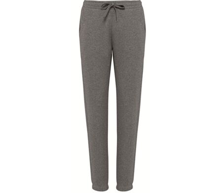 Pantalon jogging molleton - Femme - K7027 - gris chiné