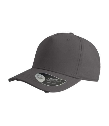 Casquette effet usé mixte gris foncé Atlantis