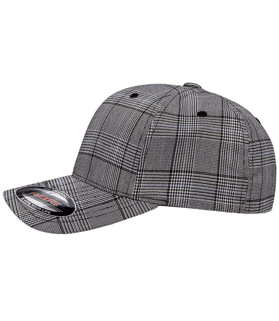 Casquette flexfit noir / blanc Yupoong-3