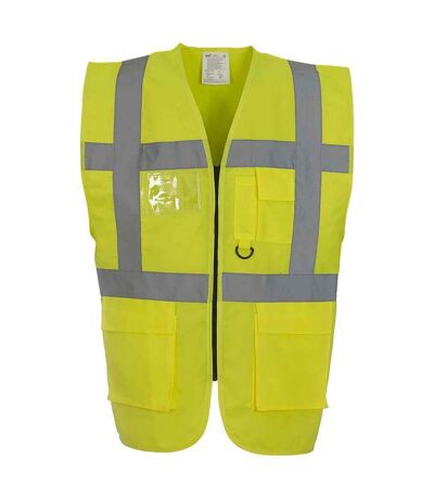 Gilet executive adulte jaune Yoko