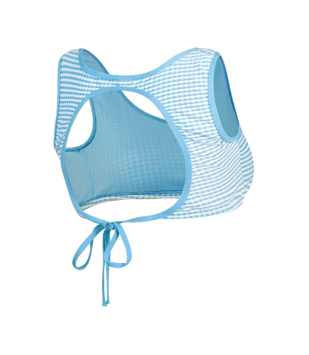 Haut De Maillot De Bain Motif/style Rayures Horizontales Femme Bleu À Rayures Speedo-3