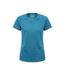 T-shirt Uni Manches Courtes Endurance Femme Bleu Moyen Mountain Warehouse-1