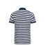 Mountain Warehouse Mens Wren Stripe Cotton Polo Shirt (White) - UTMW2929
