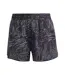 Short De Course Motif/style 3 Rayures Icons Femme Noir Adidas-2