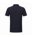Polo Manches Courtes Motif/style Texturé Homme Bleu Marine Foncé TriDri-2