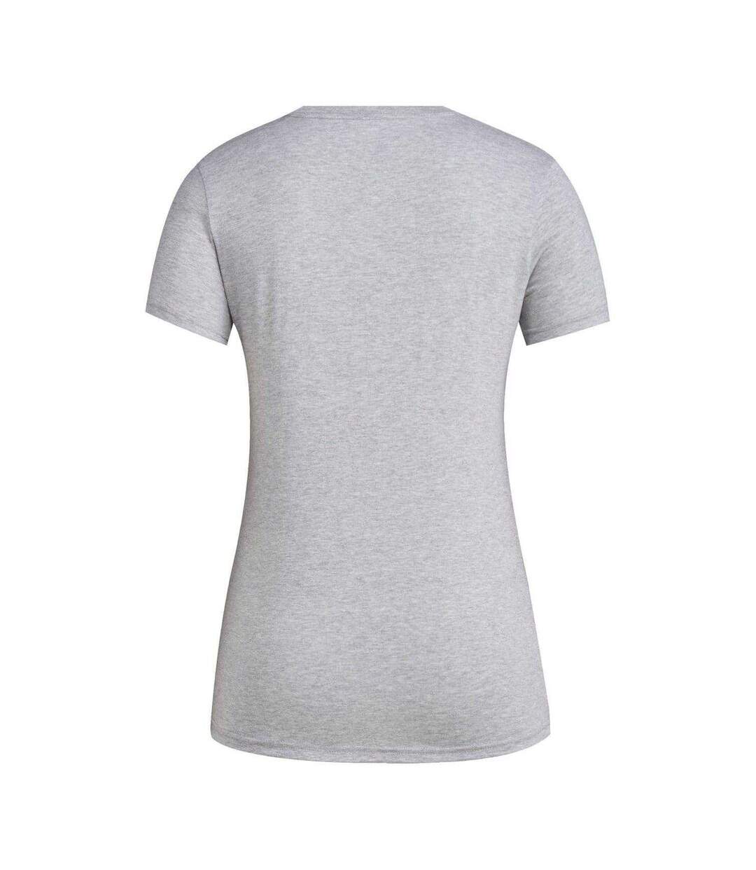 Womens/ladies Minimalist Lightweight Regular T-shirt Grey Adidas-2
