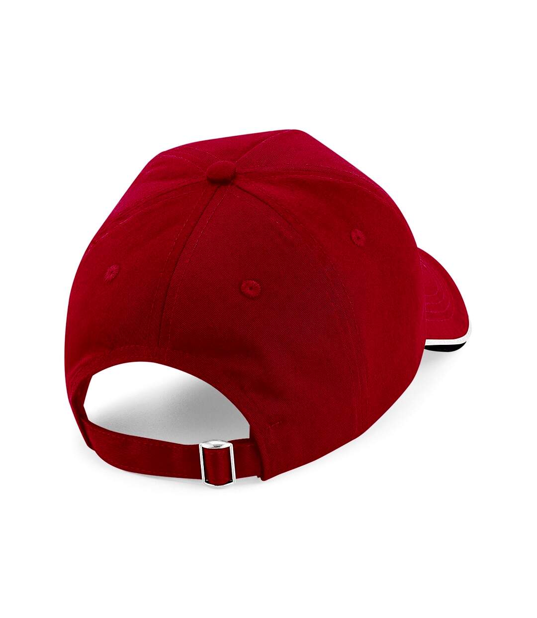 Casquette authentic rouge/noir/blanc Beechfield-2