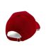 Casquette authentic rouge/noir/blanc Beechfield