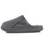 Isotoner Chaussons Mules homme velours ultra doux, semelle bloup xtra souple amortissante-4