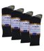 Multipack Mens Diabetic Work Socks | Non Elastic Breathable Diabetic Socks-2