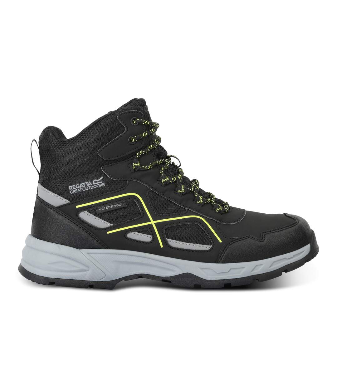 Bottines De Marche Vendeavour Homme Noir Vert Néon Regatta-2