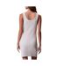Robe grise clair femme calvin klein jeans woven-2