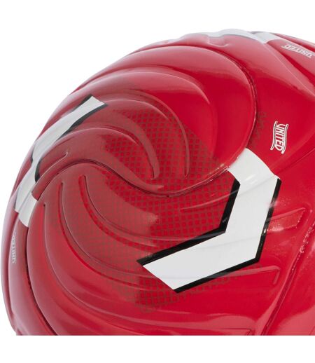 Ballon De Foot Motif/style Manchester United Fc Taille 1 Rouge Jaune Blanc Adidas