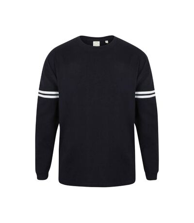 Skinnifit Unisex Adults Drop Shoulder SF Logo Sweatshirt (Oxford Navy) - UTPC2883