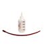 Feeding bottle one size white/orange Nettex