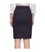 Womens/ladies Vilea Pencil Skirt Blue Boss-3