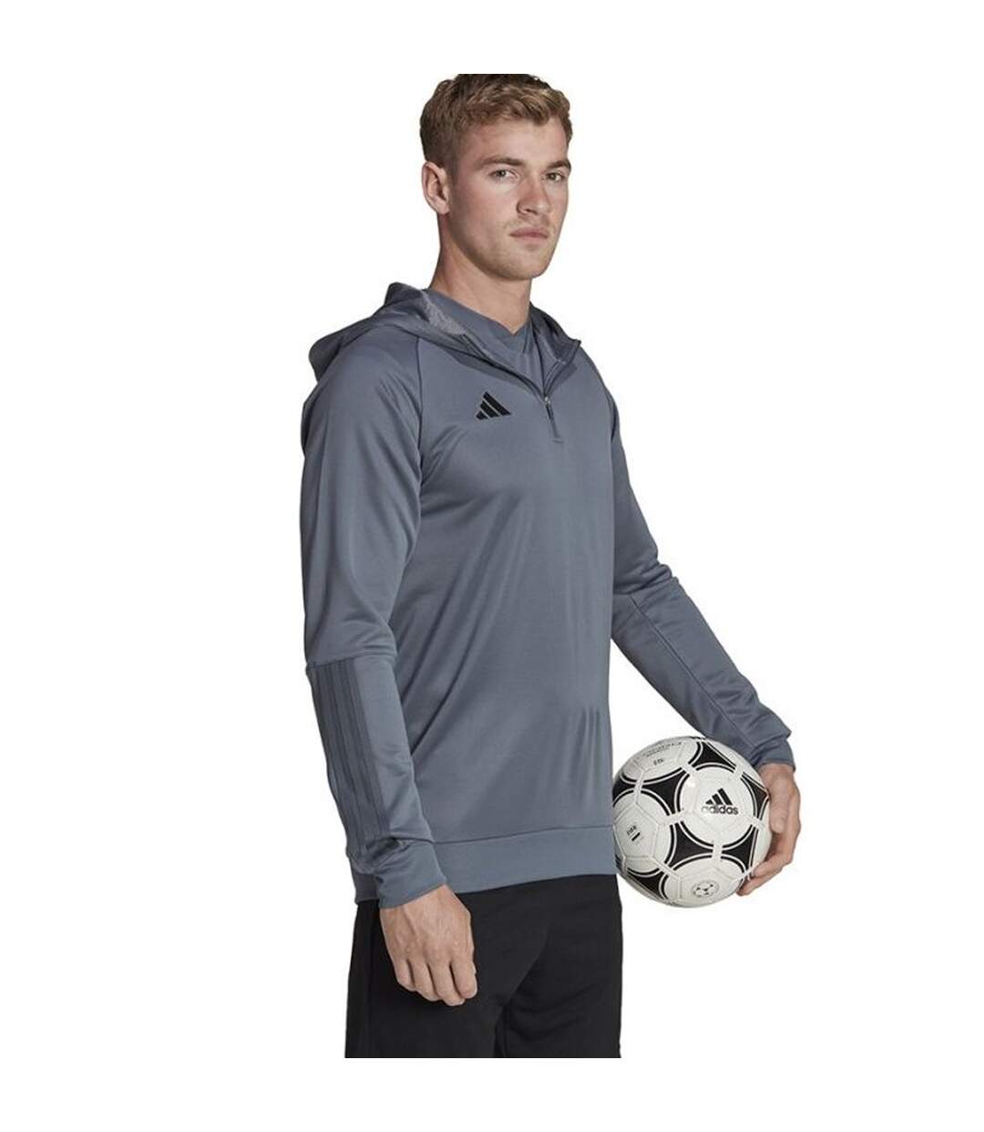 Sweat À Capuche Tiro Competition Homme Gris Adidas-1