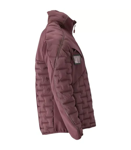 Mens Customised Quilted Jacket Bordeaux Mascot