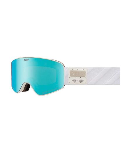 Masque de ski blanc/bleu mixte cairn magnitude clx3z