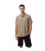 Polo Uni Manches Courtes En Coton Homme Beige Lyle & Scott-1