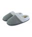 Ladies Soft Plush Lined Mule Slip On Slippers-1