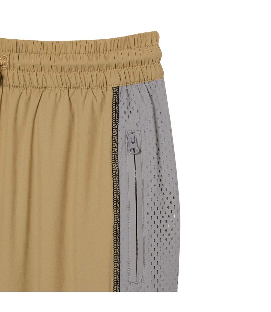 Womens/ladies Colour Block Joggers Cement Lacoste-4