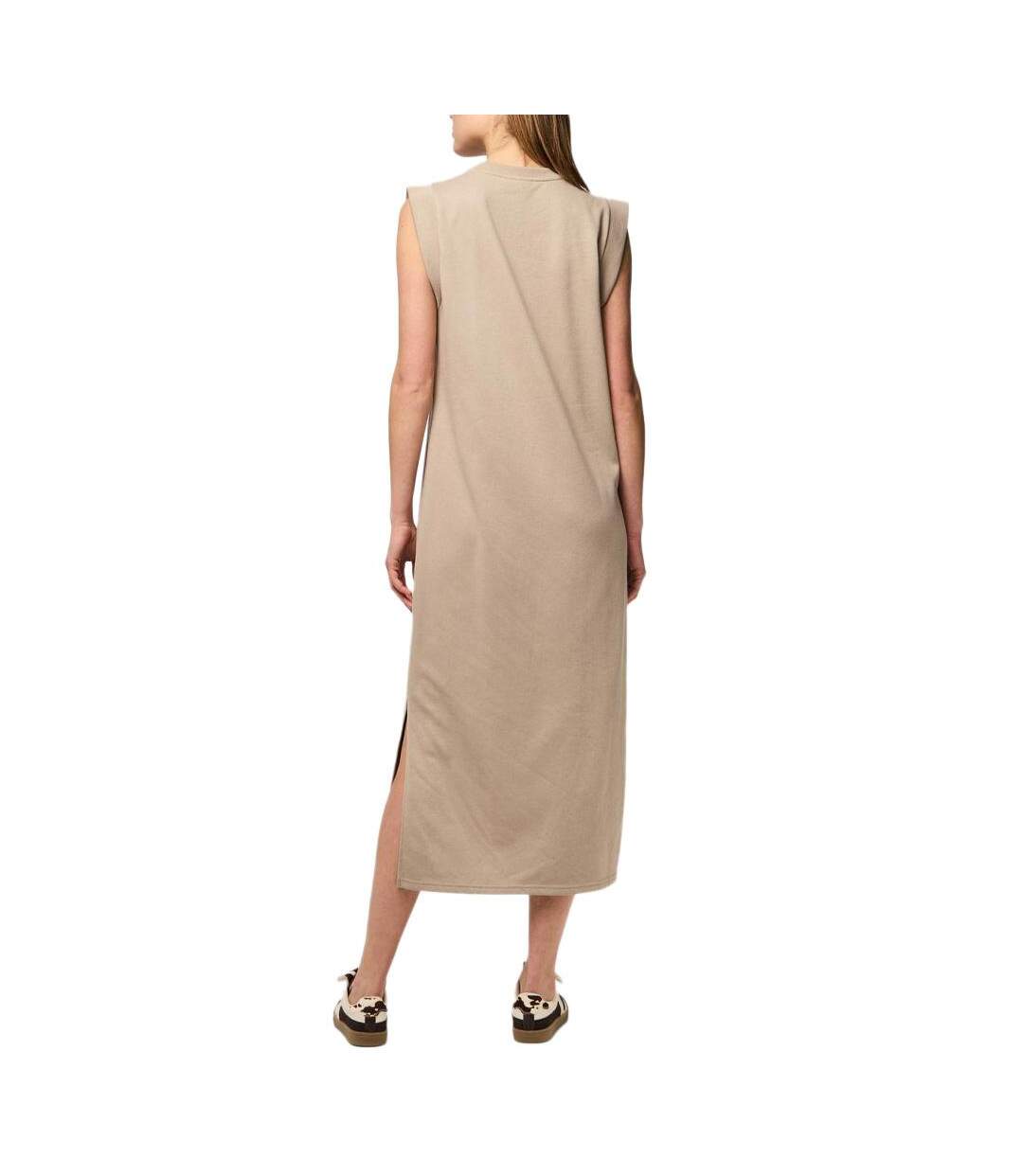 Robe beige femme pieces summer-2