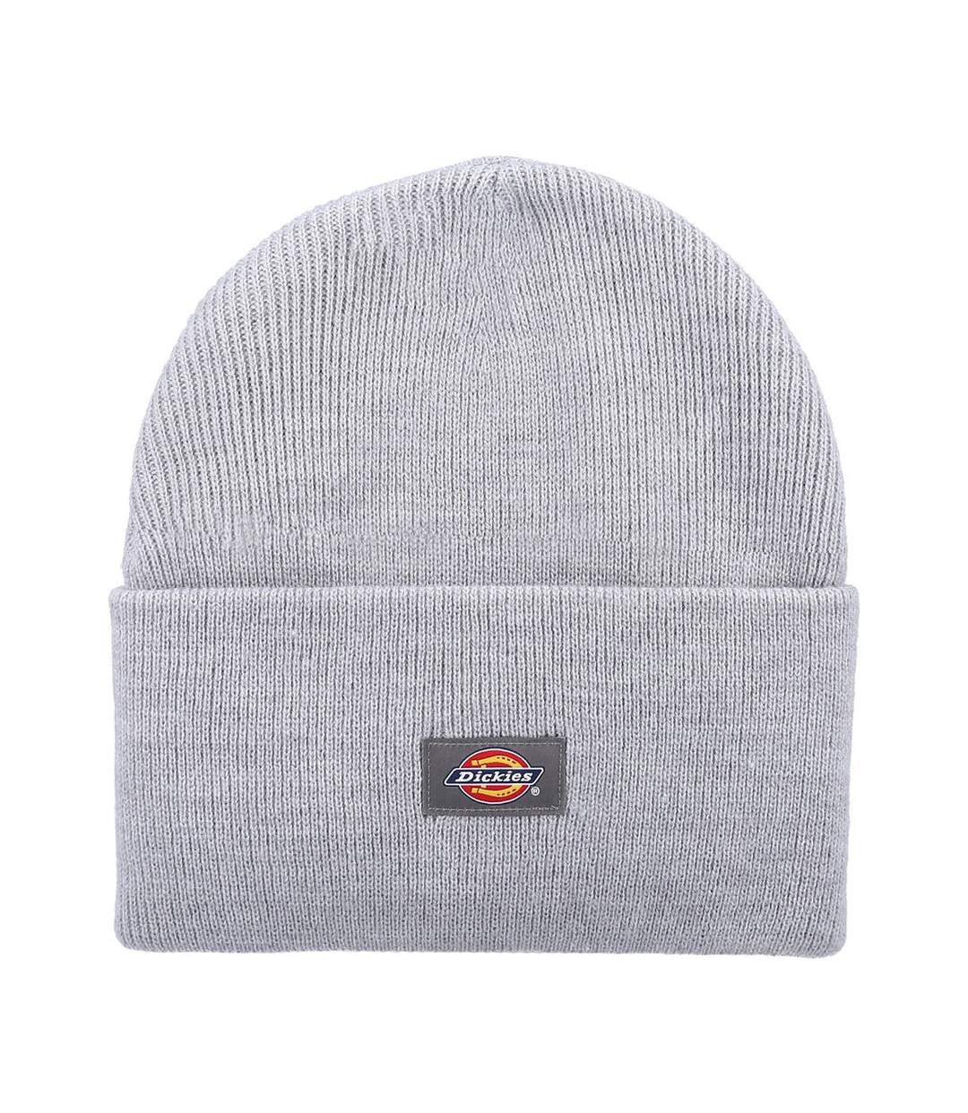 Unisex adult acrylic cuffed beanie heather grey Dickies-1