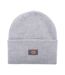 Unisex adult acrylic cuffed beanie heather grey Dickies-1