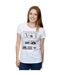 Disney - T-shirt CARS CRUZ RAMIREZ BLUEPRINT - Femme (Blanc) - UTBI13779-2