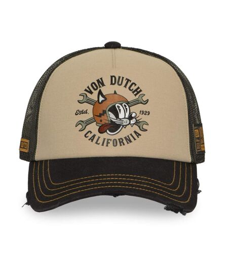 Casquette trucker filet effet usé avec print Crew Catlifornia Vondutch