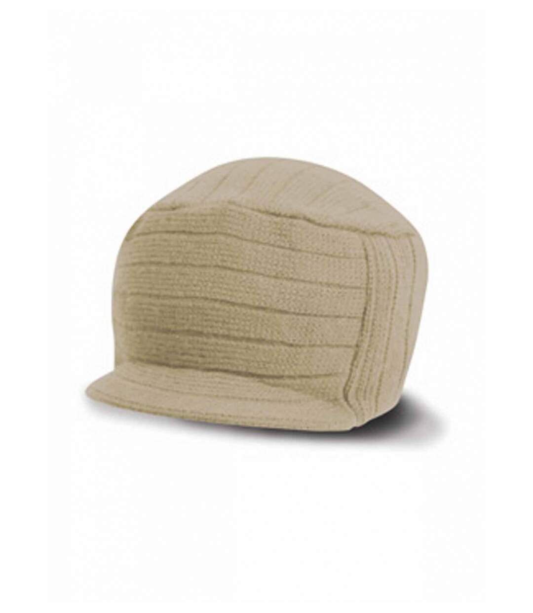 Bonnet casquette laine style army urban - RC061X - beige desert khaki-1