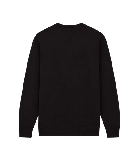 Mens Embroidered Logo Sweatshirt Jet Black Lyle & Scott